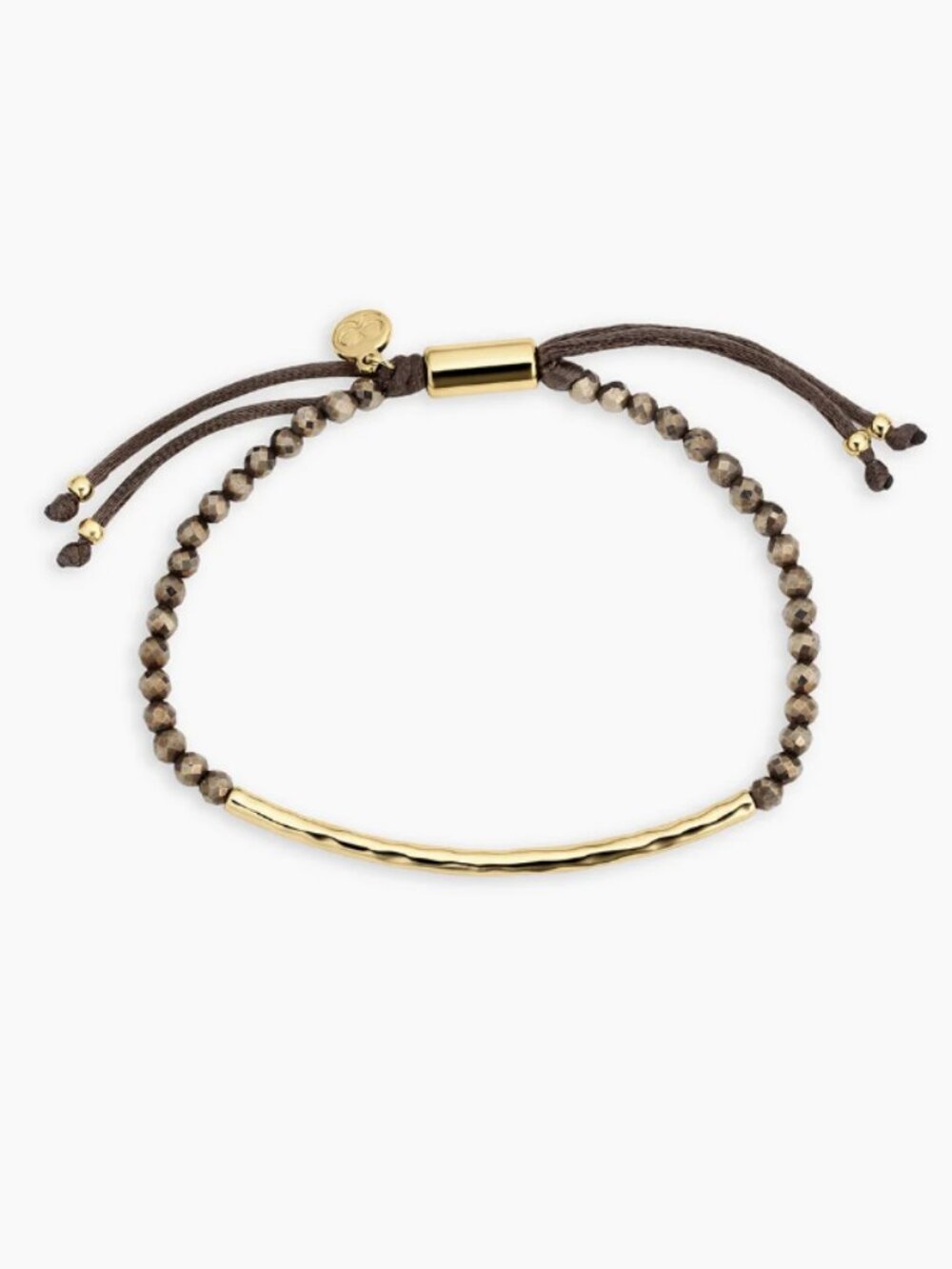 NWOT Gorjana Gold Pyrite Power Gemstone "Strength" Bracelet